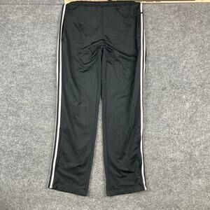 Wilson Track Pants Mens Size L Black Athletic Striped Jogger Stretch Drawstring